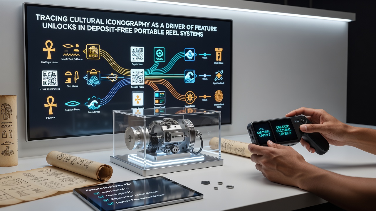 Cultural symbols integrated into mobile slot reel interfaces showing iconographic triggers for bonus features
